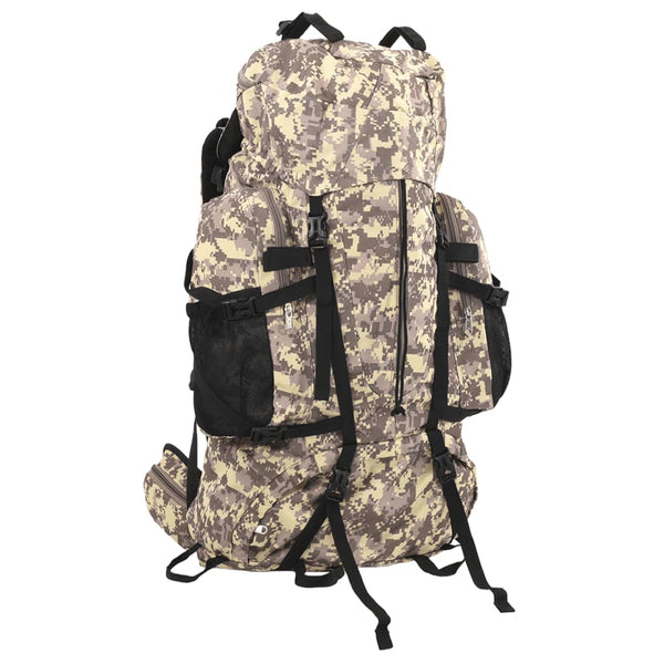 VidaXL Wandelrugzak 100 L camouflage oxford stof camelbruin