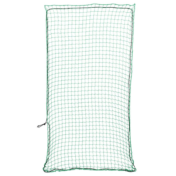 VidaXL Aanhangwagennet elastisch touw 8x3,5 m polypropeen groen