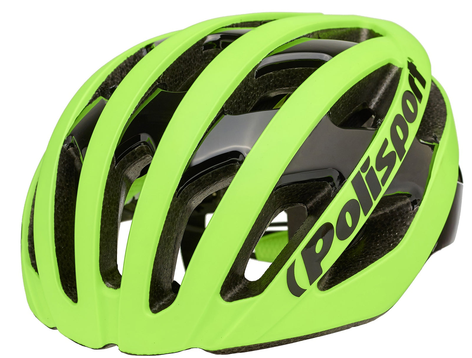 Polisport helm Light Pro M (52 58) Fluo geel Matte Black