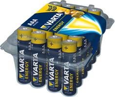 Varta AAA Energy alkaline batterijen doos van 24