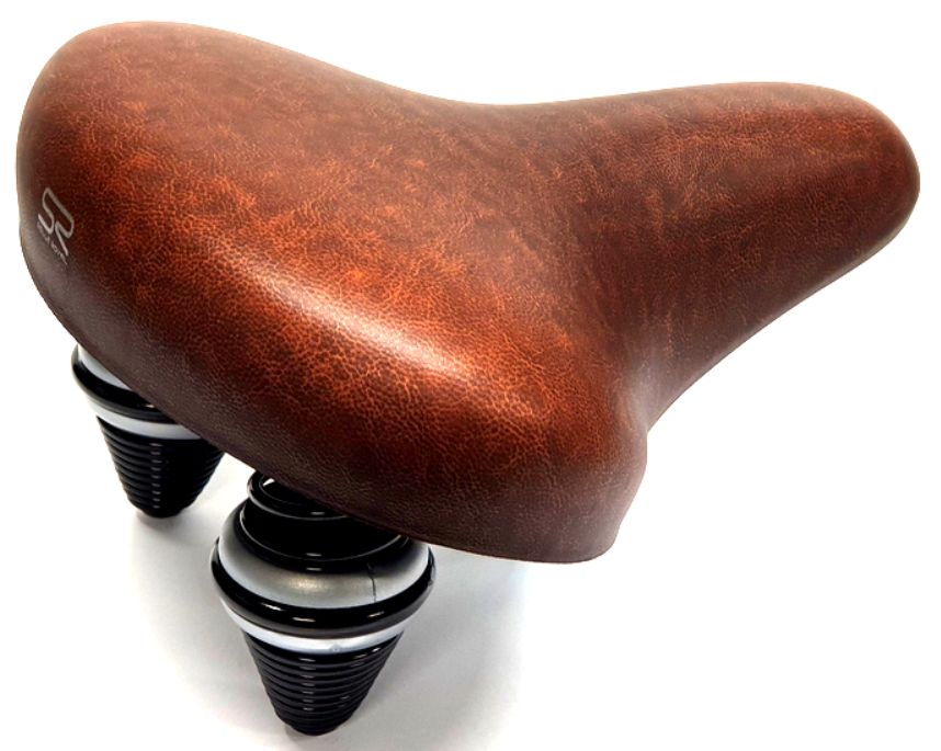 Selle royal 8965 marron foncé avec strop et ressorts de dérive en vrac