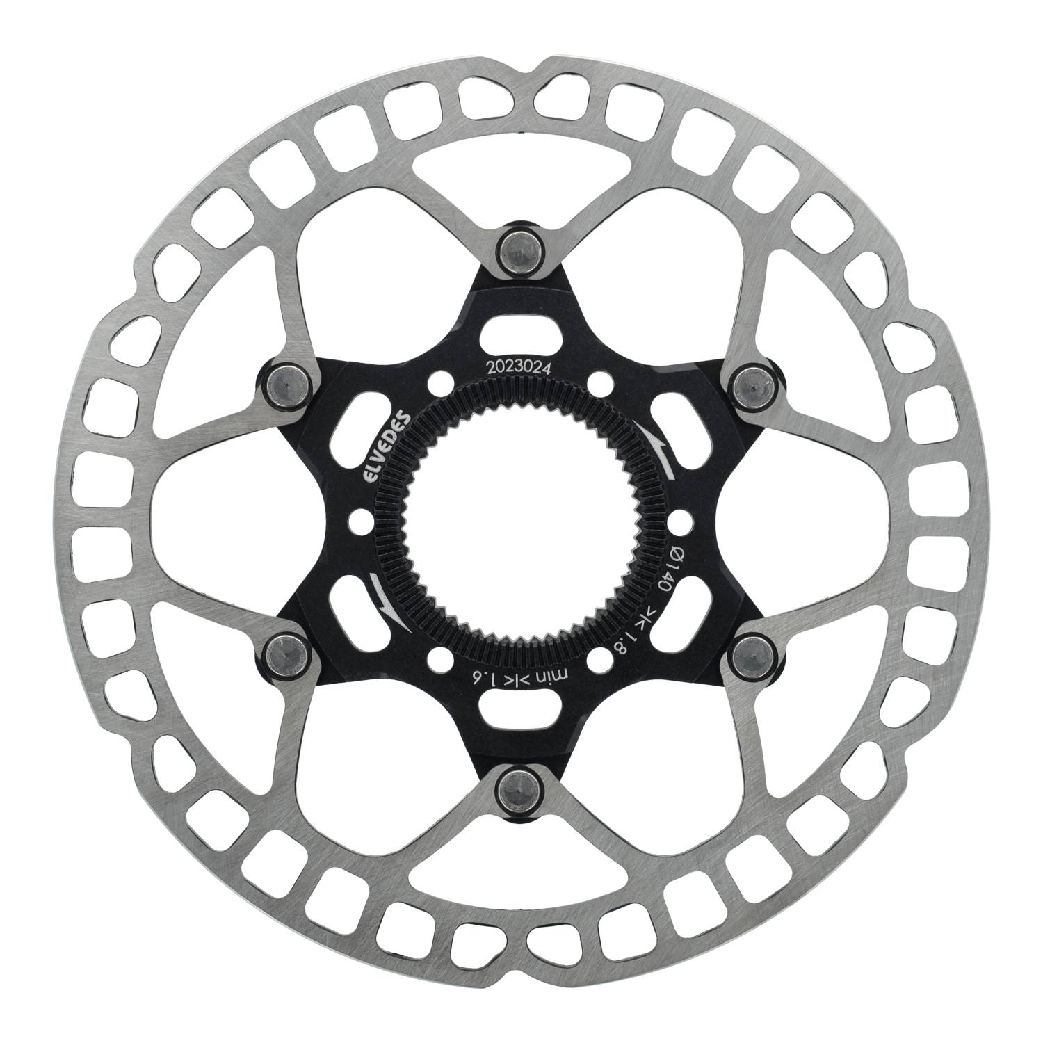 Elvedes remschijf centerlock ø140mm T=1,8mm lichtgewicht