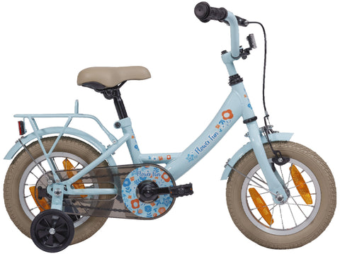 Kinderfiets 12 Bikefun Flower Fun - blauw