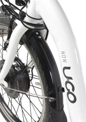 Elektrische vouwfiets 20 U-Go Now Ei7 met lage instap Nexus 7 speed - pearl white