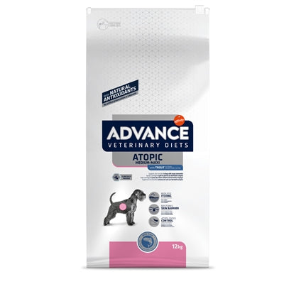 Advance veterinary diet dog gevoelige huid medium maxi