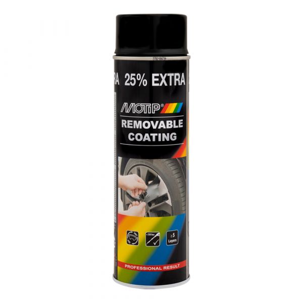 Sprayplast Motip - noir brillant (aérosol de 500 ml)