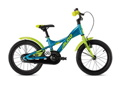 Aldo 16 inch powerbike blauw lime 9264