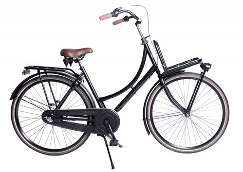 Aldo 28 inch omafiets cargo 57cm 3v mat zwart