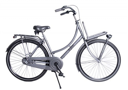 Aldo 28 inch omafiets cargo 57cm 3v grigio mat