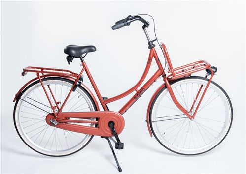 Aldo 28 inch omafiets cargo 57cm 3v red copper