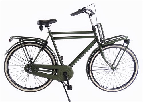 Aldo 28 inch opafiets cargo 3v 57cm leger groen