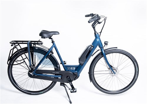 Aldo 28 inch e-bike moederfiets 50cm azzuro blauw e-multi