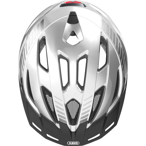 Abus Helm Urban-I 3.0 signal Zilver M 52-58cm