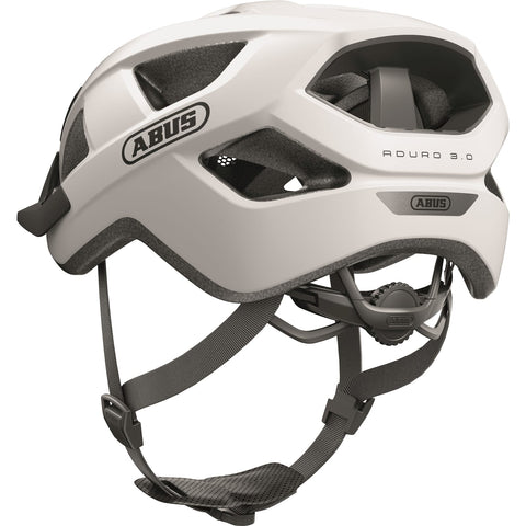 Abus Helm Aduro 3.0 Veilige en comfortabele fietshelm voor sportief rijden White M