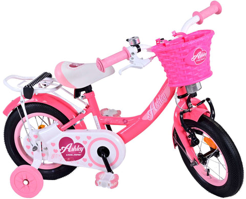 Volare Ashley Kinderfiets - Meisjes - 12 inch - Rood Roze