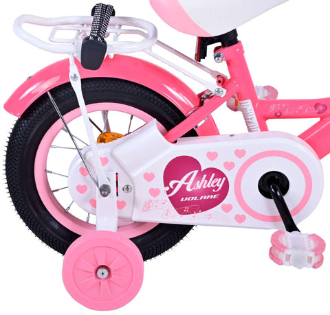 Volare Ashley Kinderfiets - Meisjes - 12 inch - Rood Roze