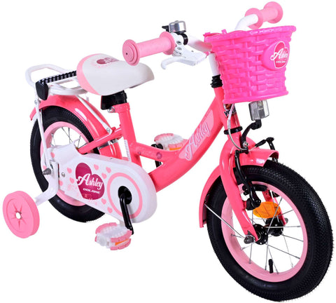 Volare Ashley Kinderfiets - Meisjes - 12 inch - Rood Roze