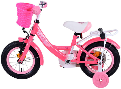 Volare Ashley Kinderfiets - Meisjes - 12 inch - Rood Roze