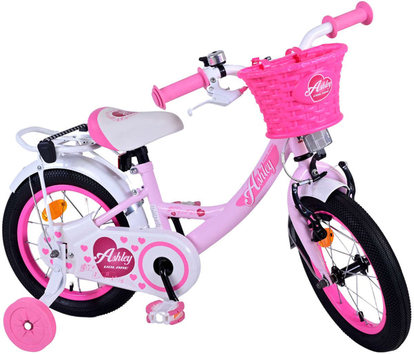 Volare Ashley Kinderfiets - Meisjes - 14 inch - Roze