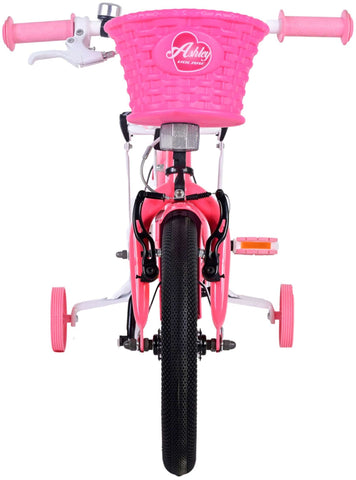 Volare Ashley Kinderfiets - Meisjes - 14 inch - Roze Rood