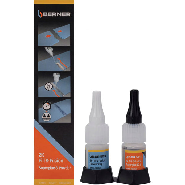 Berner 2-componentenlijm Superglue 2K fill fusion 10g