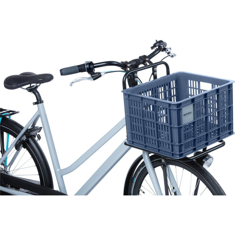 Basil Fietskrat M medium 29.5 liter blauw