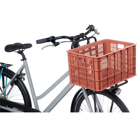 Basil Fietskrat L groot 40 liter rood