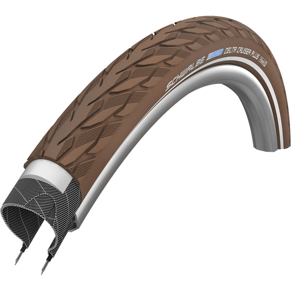 Schwalbe Buitenband 28x1 5 8x1 3 8 (37-622) cruiser bruin reflex