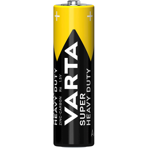 Varta Superlife AAA batterijen. Zink-Carbon. per 4 in blister. (hangverpakking)