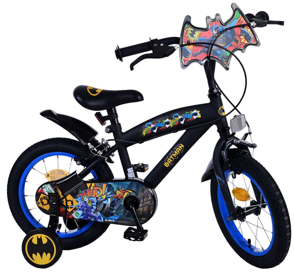 Batman Kinderfiets - Jongens - 14 inch - Zwart - Twee handremmen