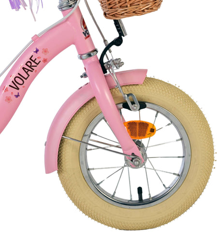 Volare Blossom Kinderfiets - Meisjes - 12 inch - Roze - Twee handremmen