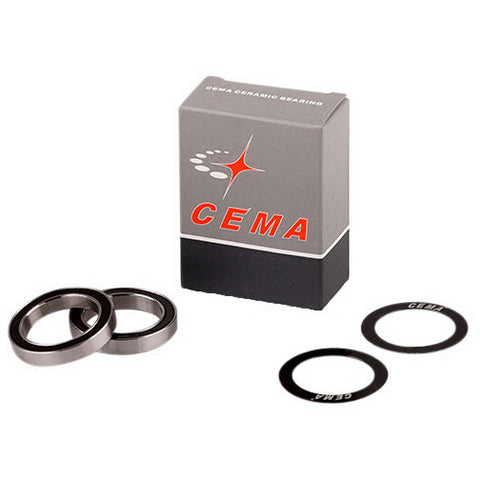 CEMA lagerset voor interlock 86386 SRAM Dub staal zwart