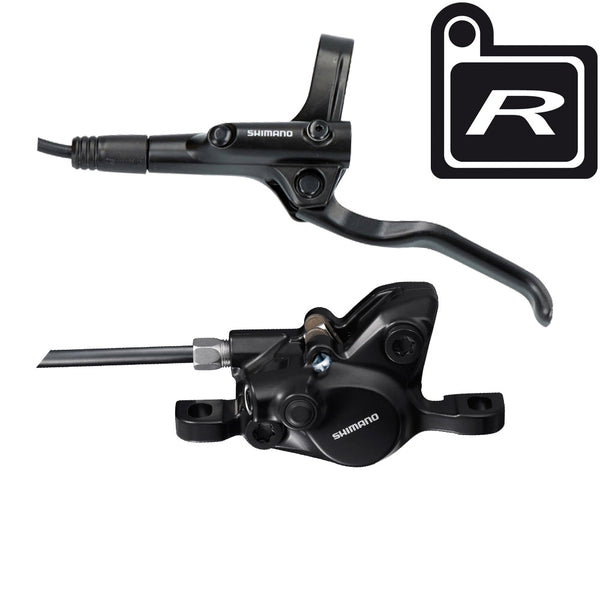 Shimano schijfremset (voor) MT200 zwart