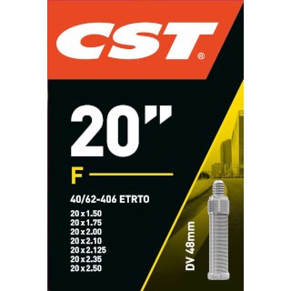 Cst chambre à air 20x3.5-4.5 88 108-406 av fat bike