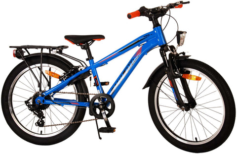 Volare Cross Kinderfiets - Jongens - 20 inch - Blauw - 6 versnellingen