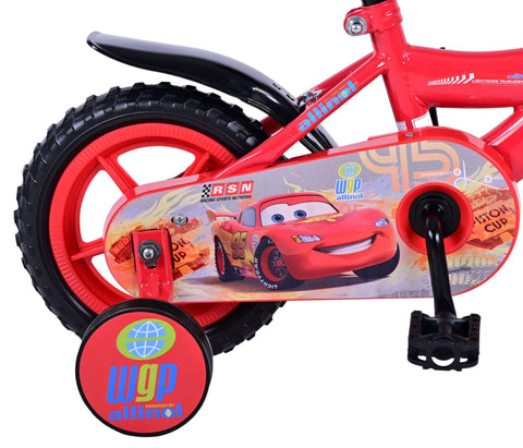 Disney Cars Kinderfiets - Jongens - 10 inch - Rood - Doortrapper