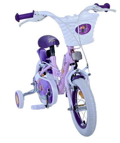 Disney Wish Kinderfiets - Meisjes - 12 inch - Paars - Twee Handremmen