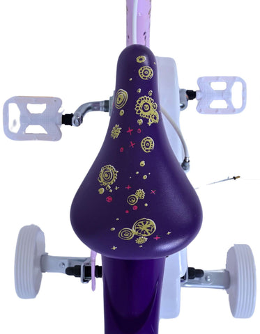 Disney Wish Kinderfiets - Meisjes - 14 inch - Paars - Twee handremmen