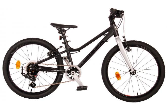 Vélo pour enfants Volare Dynamic - Garçons - 20 pouces - Noir mat - 7 vitesses - Prime Collection