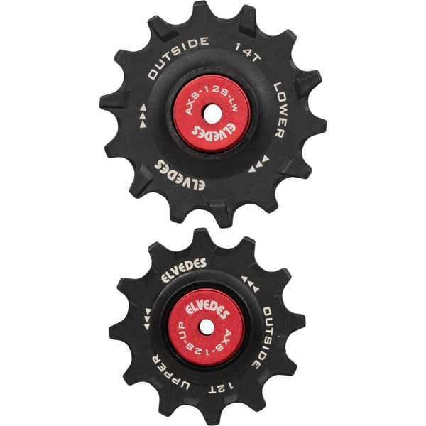 Elvedes Set derailleurwieltjes 12T+14T keramisch