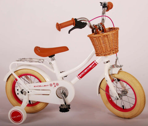 Volare Excellent Kinderfiets - Meisjes - 12 inch - Wit