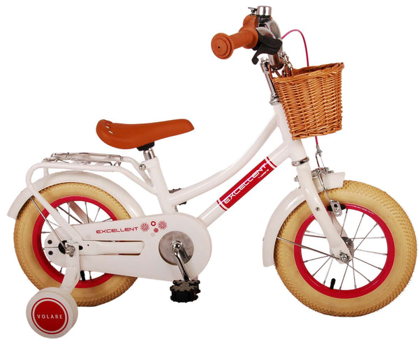 Volare Excellent Kinderfiets - Meisjes - 12 inch - Wit