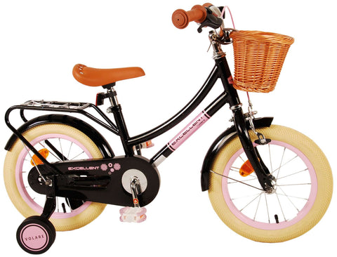 Volare Excellent Kinderfiets - Meisjes - 14 inch - Zwart