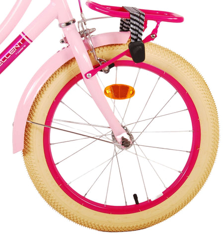 Volare Excellent Kinderfiets - Meisjes -18 inch - Roze - 95% afgemonteerd