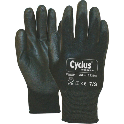 Cycplus Werkhandschoen Nylon S 7 L+R rode kraag Cyclus 292561