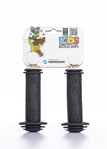 Herrmans handvatten Kids 82 TPE 115 115mm zwart