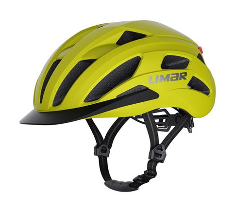 Helm limar torino m 53-57 mat geel met led