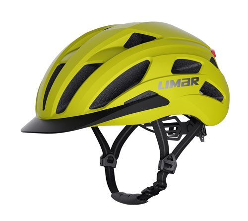 Helm limar torino l 57-61 mat geel met led