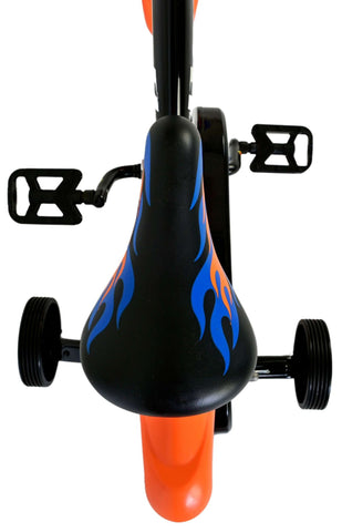 Hot Wheels Kinderfiets - Jongens - 12 inch - Zwart Oranje Blauw