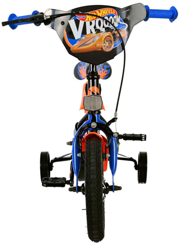 Hot Wheels Kinderfiets - Jongens - 12 inch - Zwart Oranje Blauw